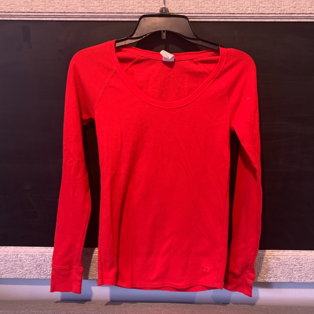 Victorias Secret Pink  Red shirt S